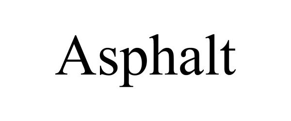 ASPHALT