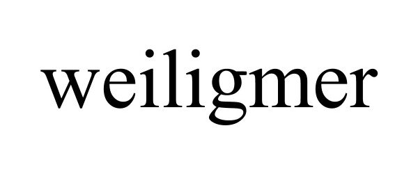 Trademark Logo WEILIGMER