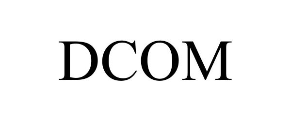 Trademark Logo DCOM