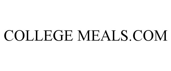  COLLEGE MEALS.COM