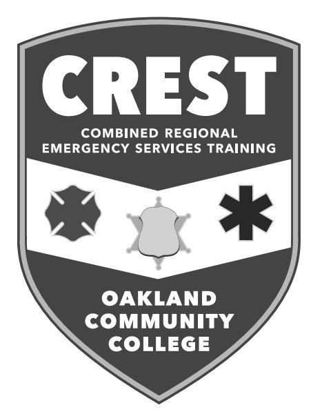 Trademark Logo CREST COMBINED REGIONAL EMERGENCY SERVICES TRAINING OAKLAND COMMUNITY COLLEGE