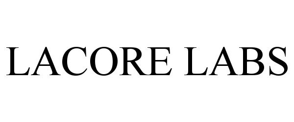 Trademark Logo LACORE LABS