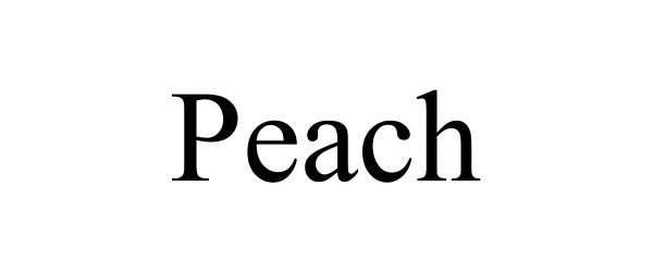 Trademark Logo PEACH