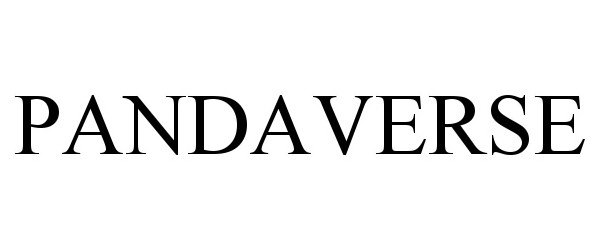 Trademark Logo PANDAVERSE