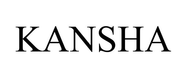 Trademark Logo KANSHA