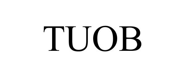 Trademark Logo TUOB