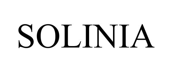 Trademark Logo SOLINIA