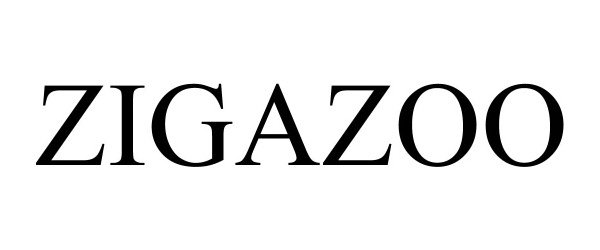 Trademark Logo ZIGAZOO