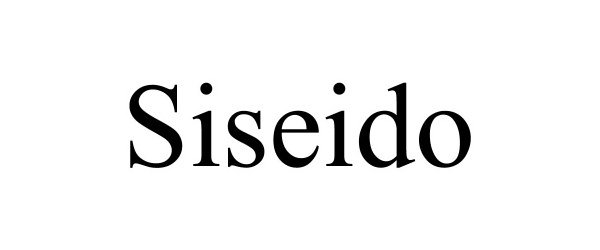 Trademark Logo SISEIDO
