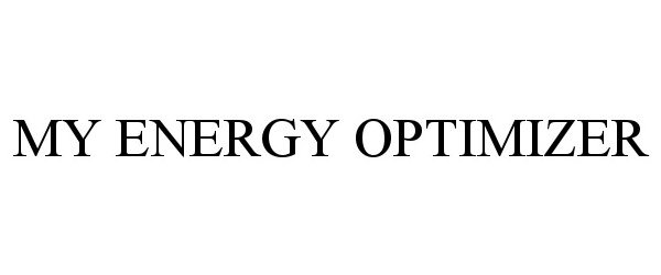  MY ENERGY OPTIMIZER