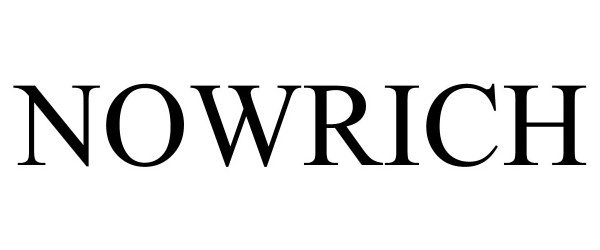 Trademark Logo NOWRICH