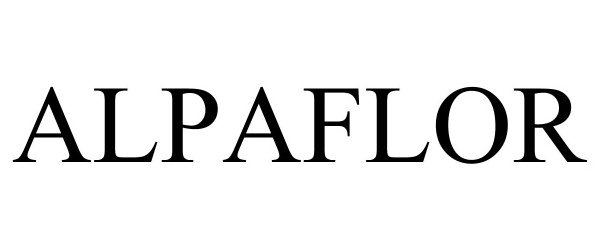 Trademark Logo ALPAFLOR