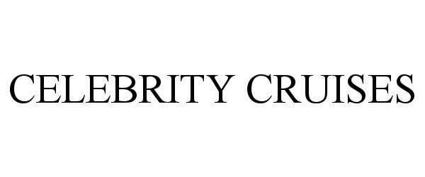 Trademark Logo CELEBRITY CRUISES