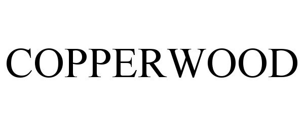 Trademark Logo COPPERWOOD