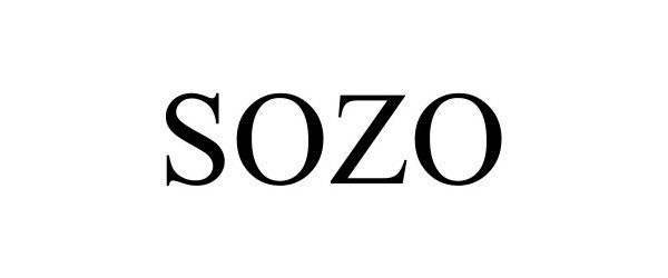 Trademark Logo SOZO