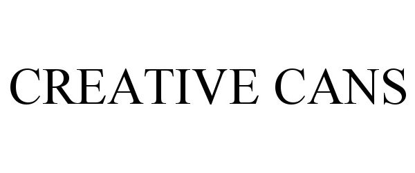 Trademark Logo CREATIVE CANS