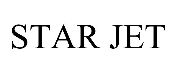 Trademark Logo STAR JET