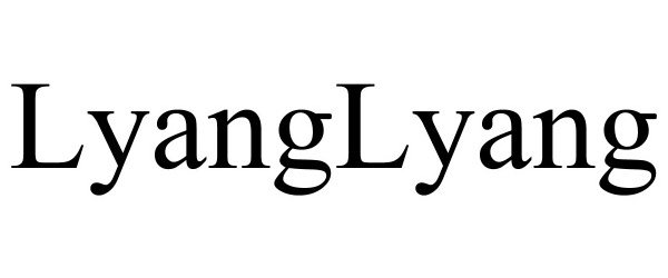 Trademark Logo LYANGLYANG