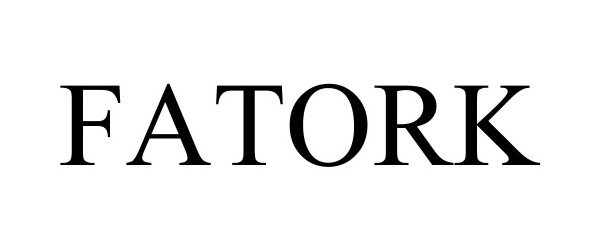 Trademark Logo FATORK
