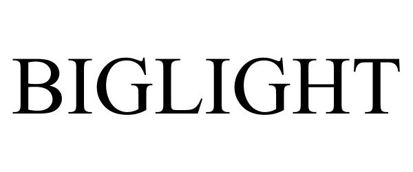 Trademark Logo BIGLIGHT