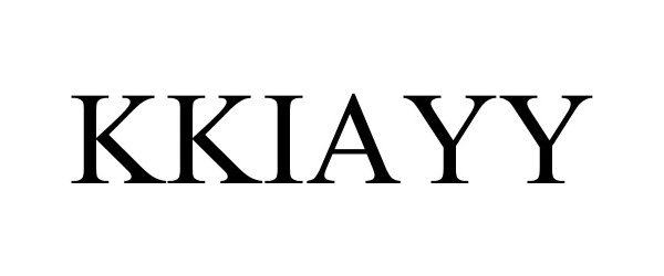 Trademark Logo KKIAYY