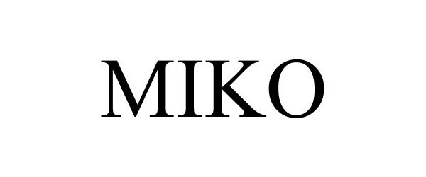 Trademark Logo MIKO