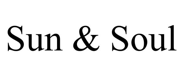 Trademark Logo SUN & SOUL