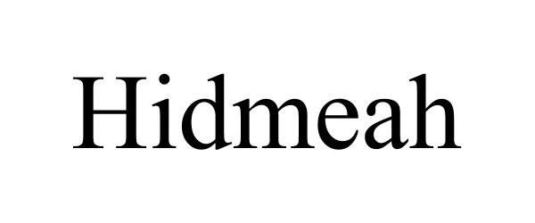 Trademark Logo HIDMEAH