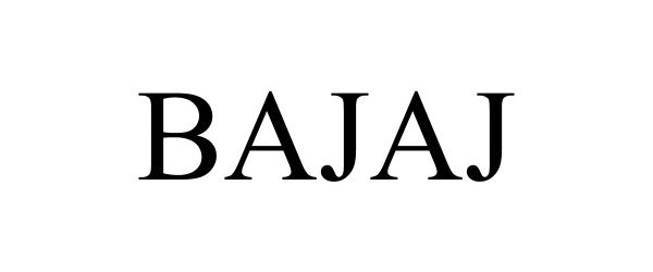 Trademark Logo BAJAJ