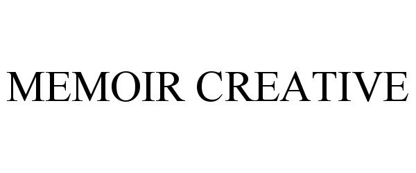 Trademark Logo MEMOIR CREATIVE