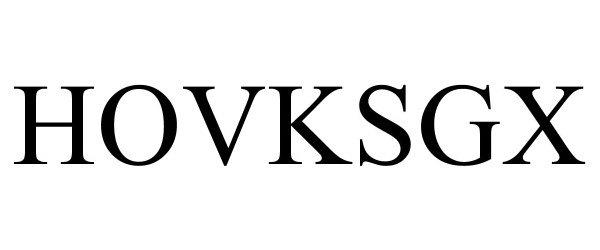 Trademark Logo HOVKSGX