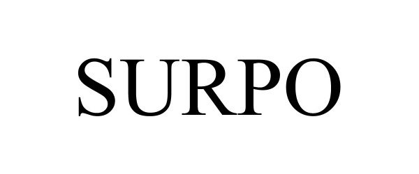 Trademark Logo SURPO