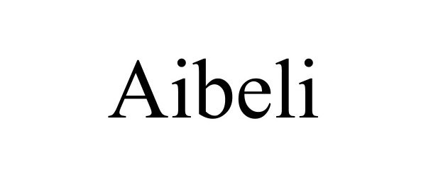 Trademark Logo AIBELI