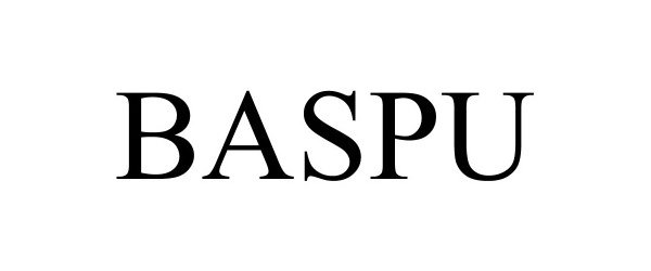 Trademark Logo BASPU
