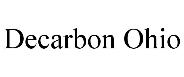 Trademark Logo DECARBON OHIO