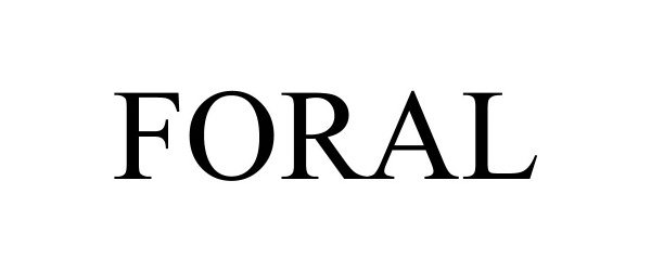 Trademark Logo FORAL