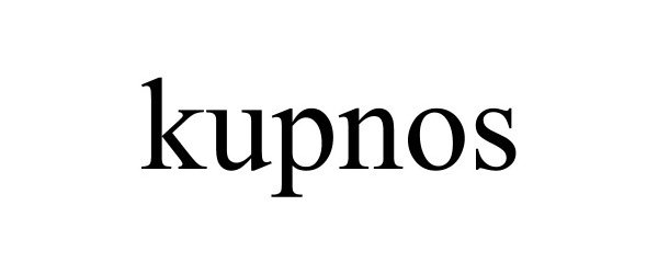 Trademark Logo KUPNOS