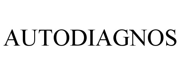 Trademark Logo AUTODIAGNOS