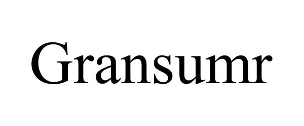 Trademark Logo GRANSUMR