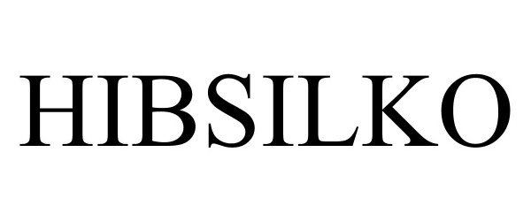 Trademark Logo HIBSILKO