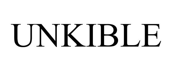 Trademark Logo UNKIBLE