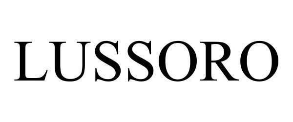 Trademark Logo LUSSORO