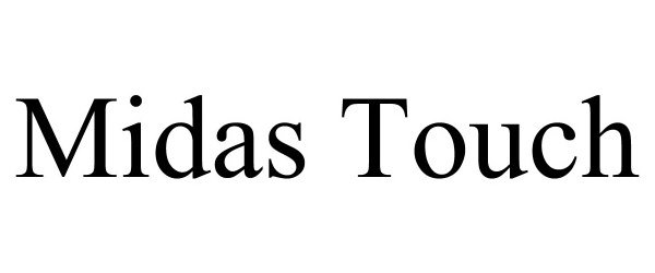 Trademark Logo MIDAS TOUCH