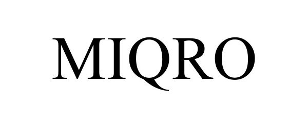 Trademark Logo MIQRO