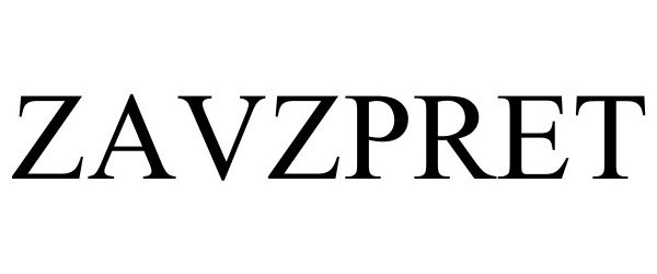 Trademark Logo ZAVZPRET
