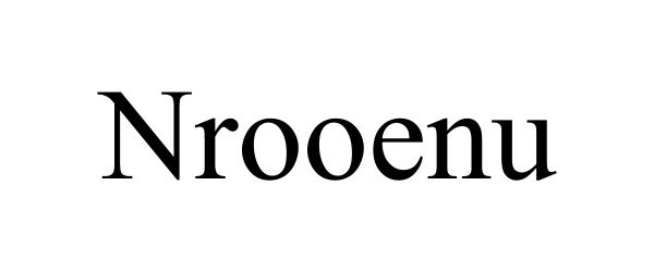 Trademark Logo NROOENU