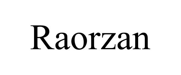 Trademark Logo RAORZAN