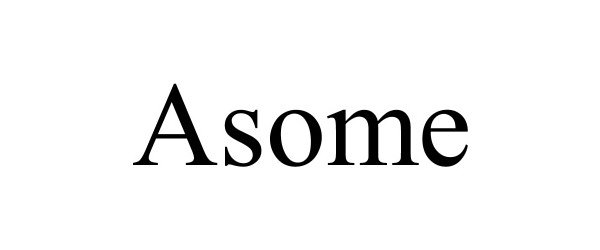 Trademark Logo ASOME