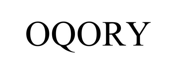 Trademark Logo OQORY