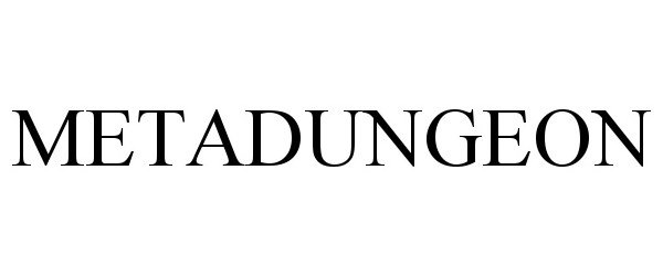 Trademark Logo METADUNGEON
